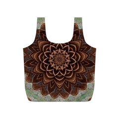 Abstract Art Texture Mandala Full Print Recycle Bag (s)