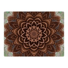 Abstract Art Texture Mandala Double Sided Flano Blanket (mini)  by Wegoenart