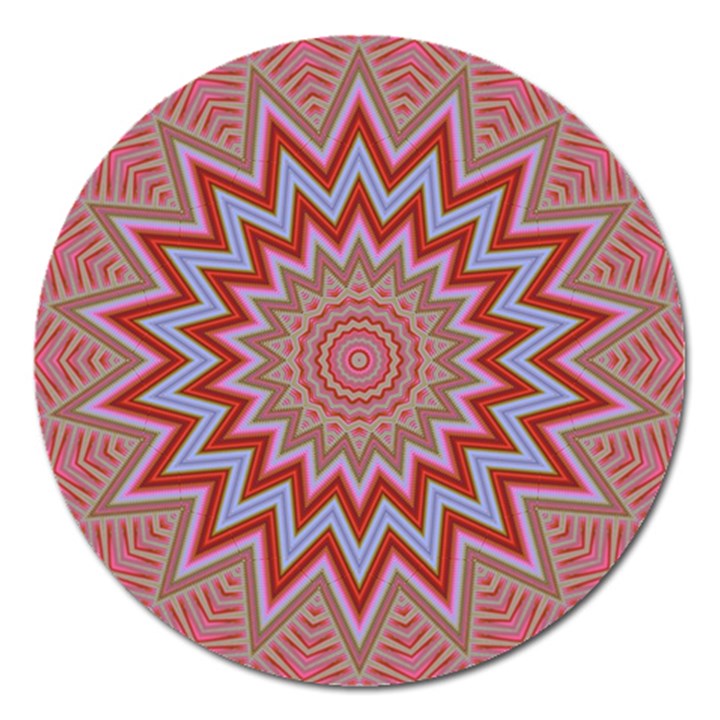 Abstract Art Abstract Background Magnet 5  (Round)