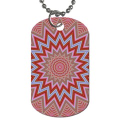 Abstract Art Abstract Background Dog Tag (two Sides) by Wegoenart