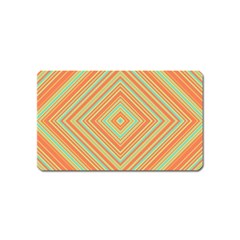 Geometric Art Abstract Background Magnet (name Card) by Wegoenart