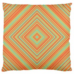 Geometric Art Abstract Background Large Cushion Case (two Sides) by Wegoenart