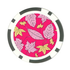 Autumn Dried Leaves Dry Nature Poker Chip Card Guard (10 Pack) by Wegoenart