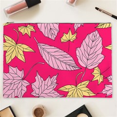 Autumn Dried Leaves Dry Nature Cosmetic Bag (xxl) by Wegoenart