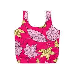 Autumn Dried Leaves Dry Nature Full Print Recycle Bag (s) by Wegoenart