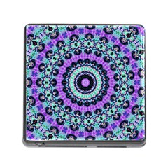 Abstract Art Background Memory Card Reader (square 5 Slot) by Wegoenart