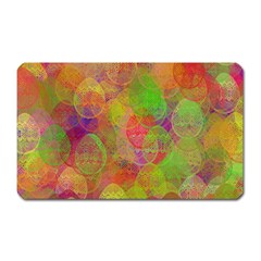 Easter Egg Colorful Texture Magnet (rectangular) by Wegoenart