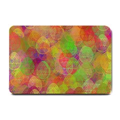 Easter Egg Colorful Texture Small Doormat  by Wegoenart