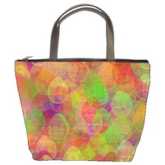 Easter Egg Colorful Texture Bucket Bag