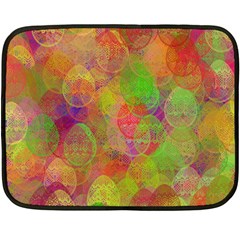 Easter Egg Colorful Texture Double Sided Fleece Blanket (mini)  by Wegoenart