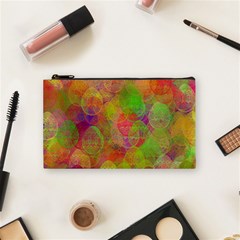 Easter Egg Colorful Texture Cosmetic Bag (small) by Wegoenart