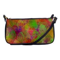 Easter Egg Colorful Texture Shoulder Clutch Bag by Wegoenart