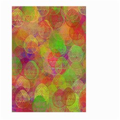 Easter Egg Colorful Texture Large Garden Flag (two Sides) by Wegoenart