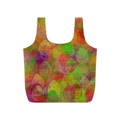 Easter Egg Colorful Texture Full Print Recycle Bag (s) by Wegoenart