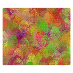 Easter Egg Colorful Texture Double Sided Flano Blanket (small)  by Wegoenart