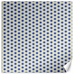 Star Background Backdrop Blue Canvas 12  X 12  by Wegoenart