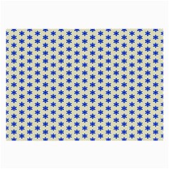 Star Background Backdrop Blue Large Glasses Cloth (2-side) by Wegoenart