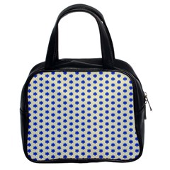 Star Background Backdrop Blue Classic Handbag (two Sides) by Wegoenart