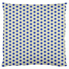 Star Background Backdrop Blue Large Cushion Case (two Sides) by Wegoenart