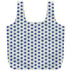 Star Background Backdrop Blue Full Print Recycle Bag (xl)