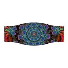 Abstract Art Blue Orange Stretchable Headband by Wegoenart