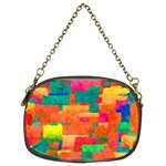 Pattern Texture Background Color Chain Purse (Two Sides) Back