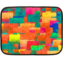 Pattern Texture Background Color Double Sided Fleece Blanket (mini)  by Wegoenart