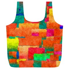 Pattern Texture Background Color Full Print Recycle Bag (xl) by Wegoenart