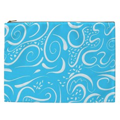 Scribble Reason Design Pattern Cosmetic Bag (xxl) by Wegoenart