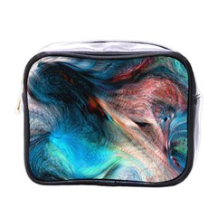 Background Art Abstract Watercolor Mini Toiletries Bag (one Side) by Wegoenart