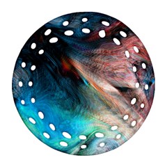 Background Art Abstract Watercolor Ornament (round Filigree)