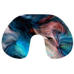 Background Art Abstract Watercolor Travel Neck Pillows by Wegoenart