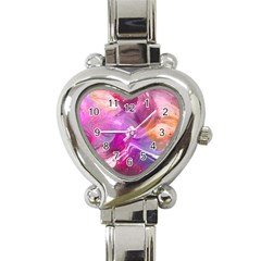 Background Art Abstract Watercolor Heart Italian Charm Watch by Wegoenart