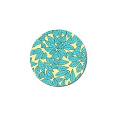 Leaves Dried Leaves Stamping Golf Ball Marker by Wegoenart