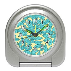 Leaves Dried Leaves Stamping Travel Alarm Clock