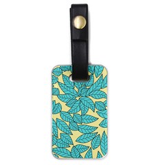 Leaves Dried Leaves Stamping Luggage Tags (one Side)  by Wegoenart