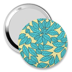 Leaves Dried Leaves Stamping 3  Handbag Mirrors by Wegoenart