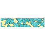 Leaves Dried Leaves Stamping Small Flano Scarf Front