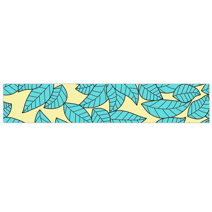 Leaves Dried Leaves Stamping Large Flano Scarf 