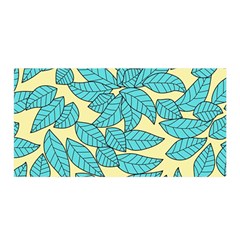 Leaves Dried Leaves Stamping Satin Wrap by Wegoenart