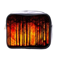 Forest Fire Forest Climate Change Mini Toiletries Bag (one Side) by Wegoenart