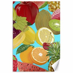 Fruit Picture Drawing Illustration Canvas 24  X 36  by Wegoenart