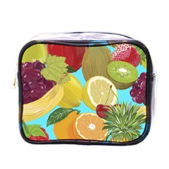 Fruit Picture Drawing Illustration Mini Toiletries Bag (one Side) by Wegoenart