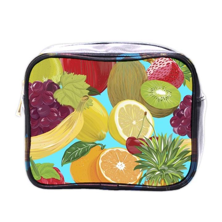 Fruit Picture Drawing Illustration Mini Toiletries Bag (One Side)