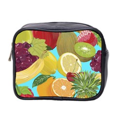 Fruit Picture Drawing Illustration Mini Toiletries Bag (two Sides) by Wegoenart