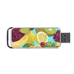 Fruit Picture Drawing Illustration Portable Usb Flash (one Side) by Wegoenart