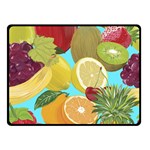 Fruit Picture Drawing Illustration Double Sided Fleece Blanket (Small)  45 x34  Blanket Front