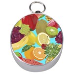 Fruit Picture Drawing Illustration Silver Compasses Front