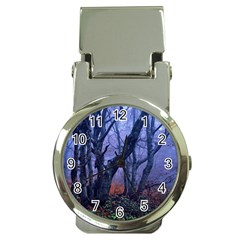 Beeches Autumn Foliage Forest Tree Money Clip Watches by Wegoenart