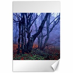 Beeches Autumn Foliage Forest Tree Canvas 24  X 36  by Wegoenart